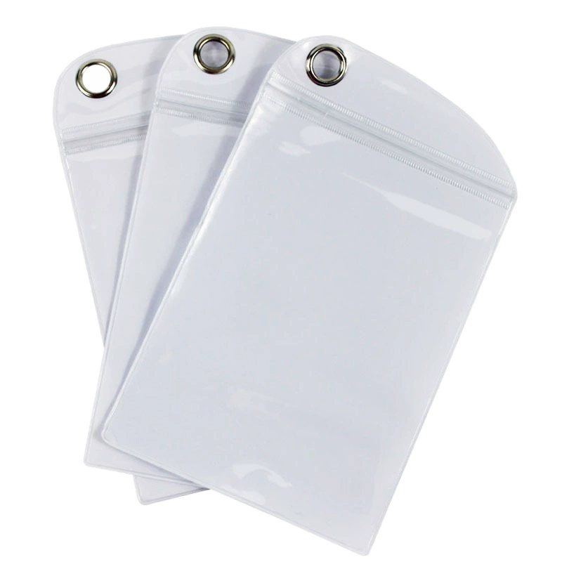 Высококачественный белый пакет для упаковки охлаждающих спортивных полотенец, в наличии, с возможностью установки карабина.