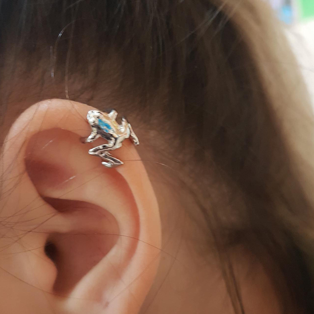 Fashion And Cute Alloy Plating Unisex Frog Ear Clips display picture 2