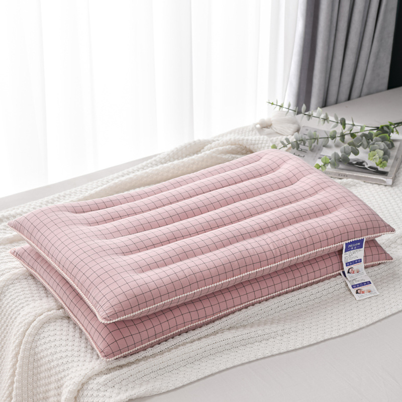 低めの枕、純綿ウォッシュドコットン枕、枕芯が倒れにくい、睡眠補助、学生寮、大人用、洗濯機で洗え、安らかな睡眠を保証|undefined