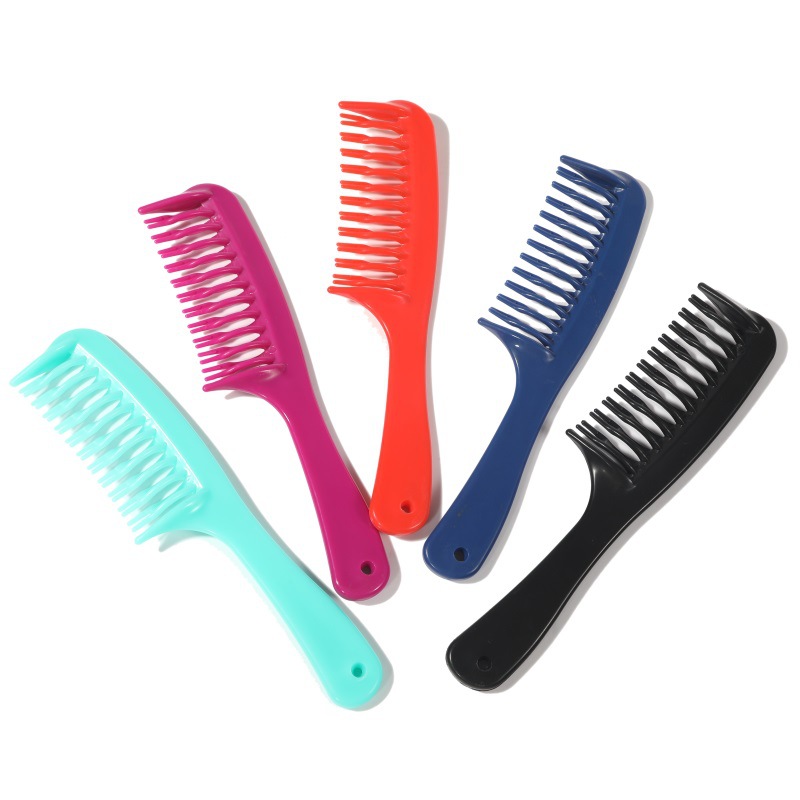 Basic Solid Color Plastic Hair Combs display picture 1