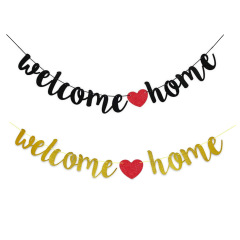 Comehome金葱連体紙拉旗結婚式は赤ん坊派を迎えて花横断幕装飾メーカーに直接供給する