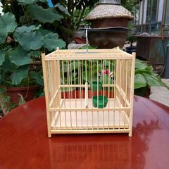 Clearing and processing birdcages, including weaver bird cages, beaded willow warbler cages, finch cages, and 20 square inch small bird cages, all handmade.