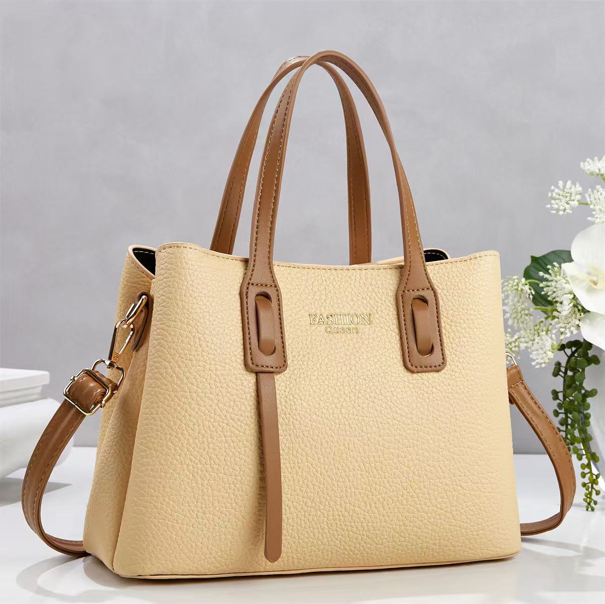 Bolso de moda casual temperamento color sólido versátil mochila de viaje diario bolsas de hombro transfronterizas