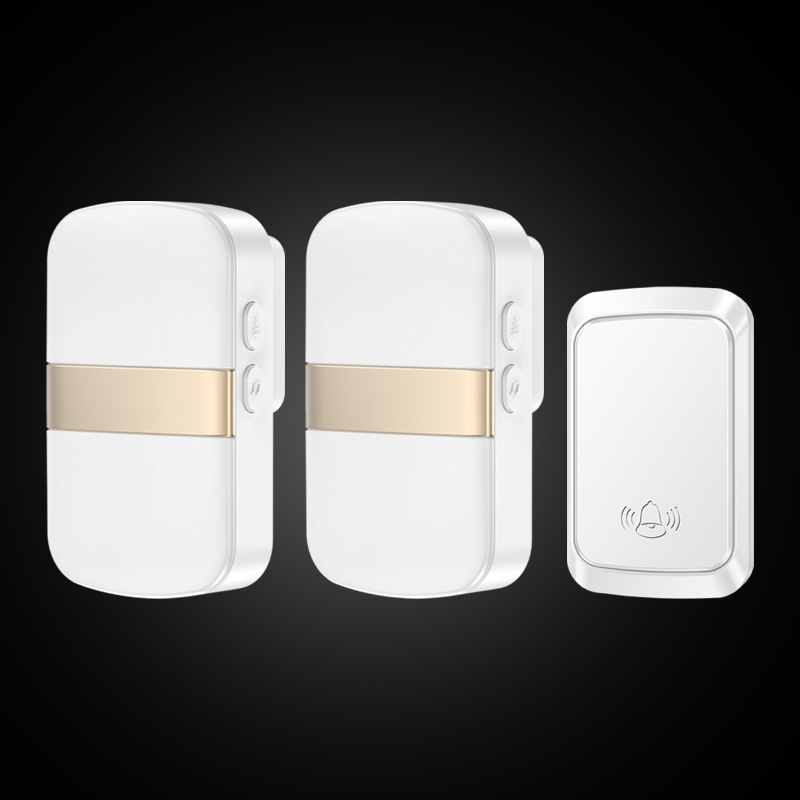 智选自发电门铃家用无线超远距离免插电子遥控门玲呼唤老人呼叫器