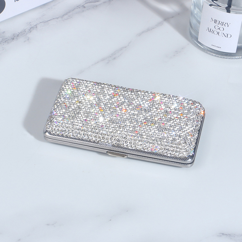 직사각형 담배 상자-클레이-화이트 다이아몬드