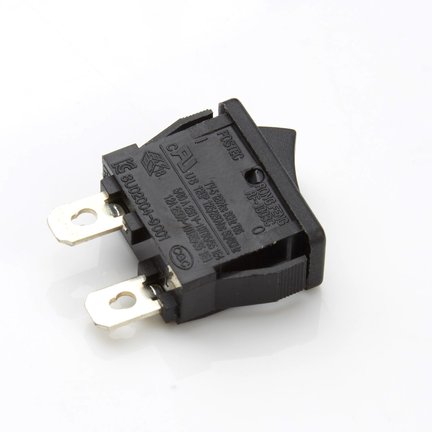 船型开关2脚双极 两档KCD1-B3B6A 250V 电源按钮跷板开关厂家