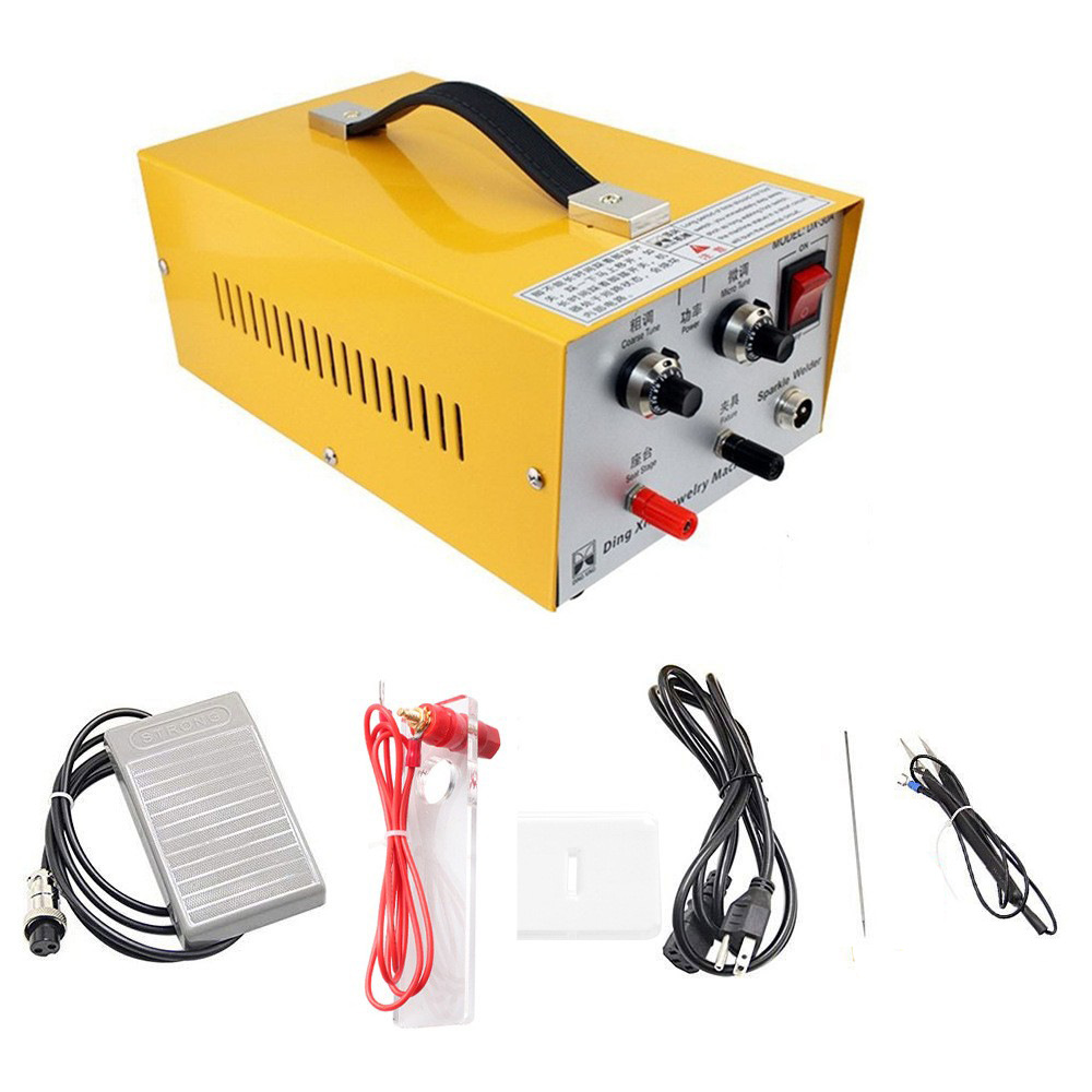 Máquina de soldadura de punto de joyería Dingxing DX-30A máquina de soldadura de parachoques máquina de soldadura anillo de oro y plata collar de soldadura para joyería