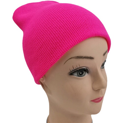 European and American knitted hats, knitted men's beanies, solid color acrylic woolen hats with logo wholesale manufacturer
