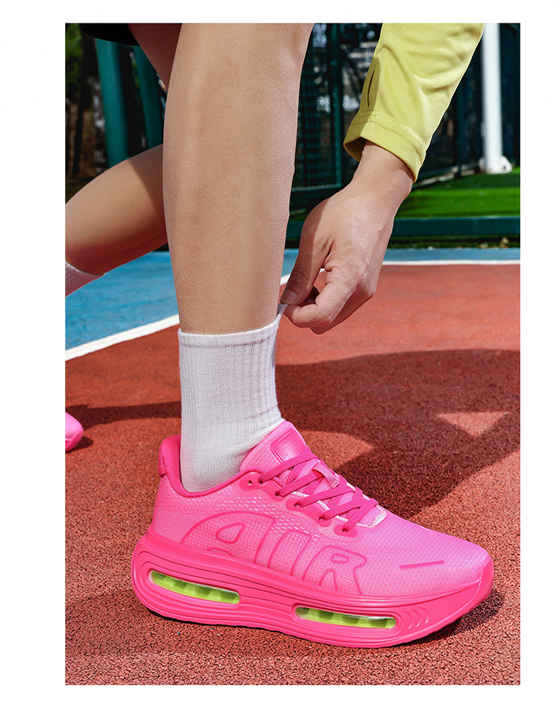 Breathable Men's Running Trainers With Suede And Rubber Sole_voghion.com