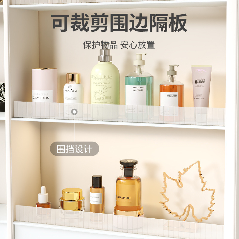 カット可能なミラーキャビネットの縁取り仕上げパーティション、本棚、テーブルサイドギャップベゼル、引き出しパーティション、仕上げコンビネーションボード|undefined