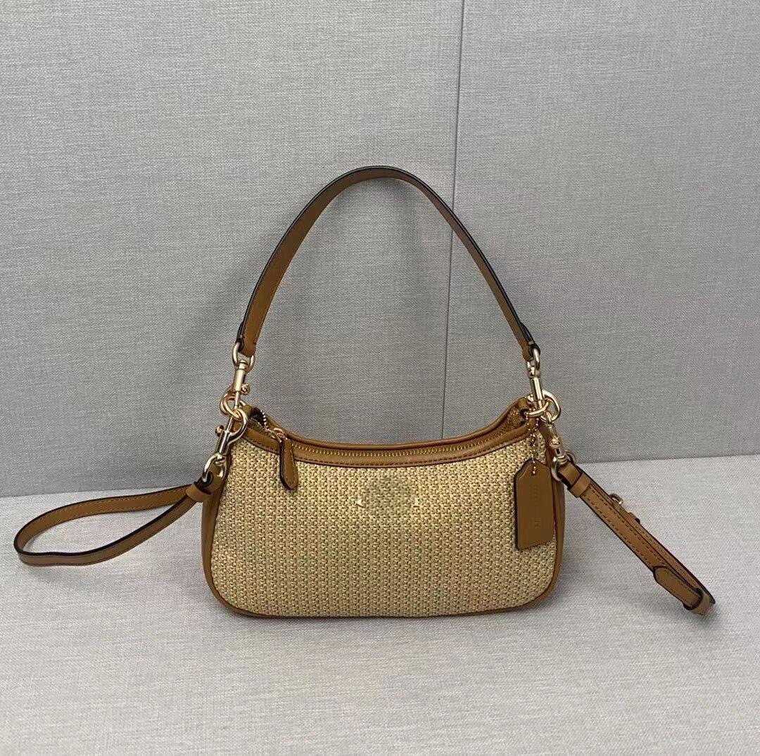 Kou Jia nuevo bolso de axila de luna nueva Teri24 bolso de mahjong de cadena de presbicia retro bolso de hombro de todo fósforo de moda