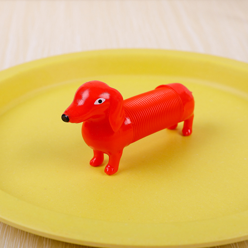 Diy Decompression Retractable Dog Tpr Puzzle Creative Stretching Variety Shape Dachshund Dog Decompression Children's Toys Wholesale