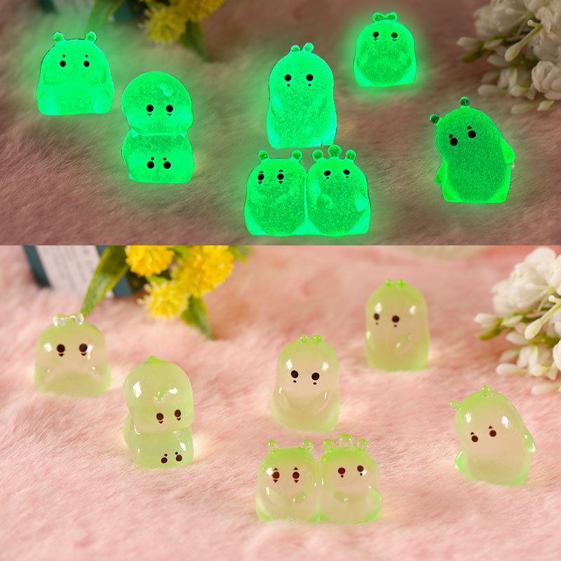 마이크로 풍경 수지 장식품 빛나는 유령 공주 나무 엘프 빛나는 외계인 애니메이션 창조적 인 장식품 공예