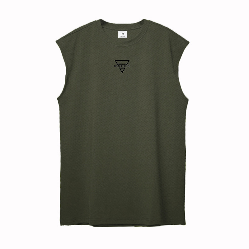 Chaleco de fitness deportivo americano de secado rápido transpirable baloncesto entrenamiento sin mangas chaleco culturismo entrenamiento muscular ropa de entrenamiento