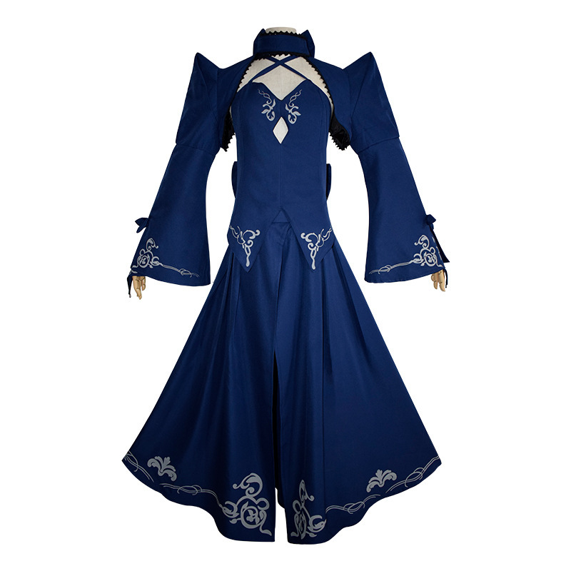 Night of Fate Black Saber Dress Swordsmanship Costume Arthuria Saber Female Full Set