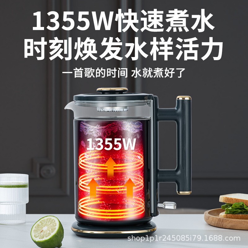 Domon 電気ケトル 304 ステンレス鋼家庭用長口高速ケトルティーケトルケトル自動電源オフ調理|undefined