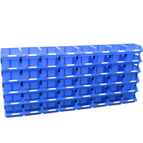 Assembleable shelf parts storage box, classified screw organizer, material hardware tool box, slanted mouth plastic box, miscellaneous storage box
