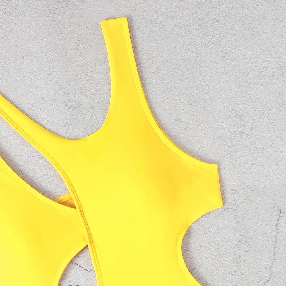 Sexy dames badpak met veters, eendelig bikini set design_voghion.com