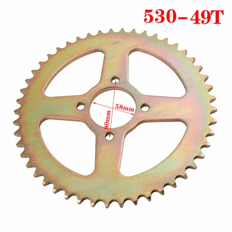 420 428 520 530 sprocket for motorcycle and go-kart speed-up modification, gear disc, fuel saver