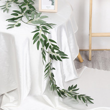 花逸热销仿真柳叶藤条婚庆布景缠绕藤蔓 森系婚礼装饰绿植