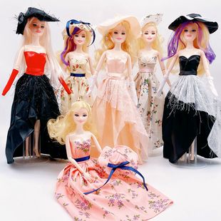 Cross-border e-commerce wholesale 30cm Bobby toy clothes skirt fashion clothes hat 6 points baby dress skirt