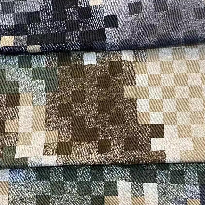 印花牛仔布料外套裤子服装箱包面料现货供应拼接工装时尚现货速发