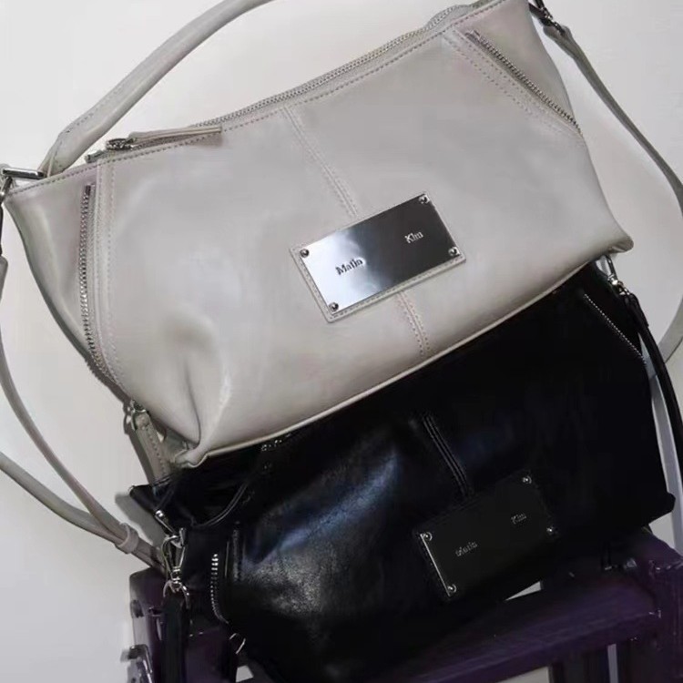 Korean Niche Matin Bow Dumpling Bag Sweet Cool Style K-Handbag Women's Bag - Thumbnail 5