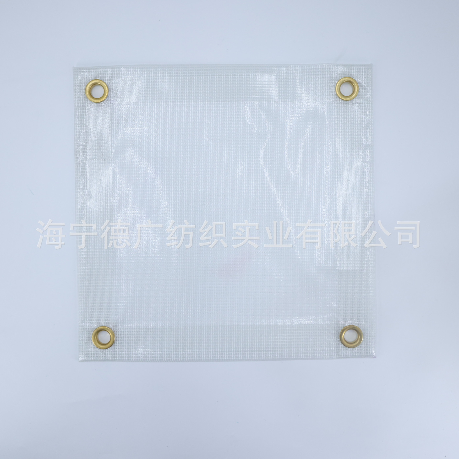 610克PVC透明布, 超透pvc夹网布透明帘，pvc透明篷布抗UV阻燃