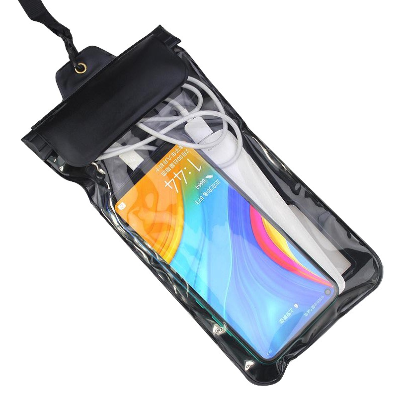Special Mobile Phone Waterproof Bag for Takeout, Rechargeable Outdoor Rainproof Cover, Large Plug-In Headphone, Dustproof, Touchable Waterproof Bag