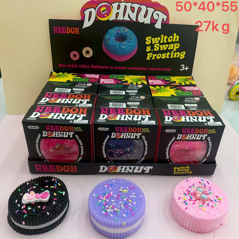 Cross-Border Realistic Donut Stress Relief Toy, Squishy Stress-Relief Gadget, Squishy Rebound Oreo Stress-Relief Cookie Toy Cross-Border Realistic Donut Stress Relief Toy, Squishy Stress-Relief Gadget, Squishy Rebound Oreo Stress-Relief Cookie Toy