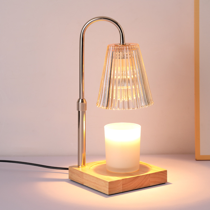 Lámpara de aromaterapia lámpara de cera de fusión sincronización cálida lámpara de vela de fusión nórdica elevación y expansión de fragancia Internet celebridad retro dormitorio decorativo lámpara de noche