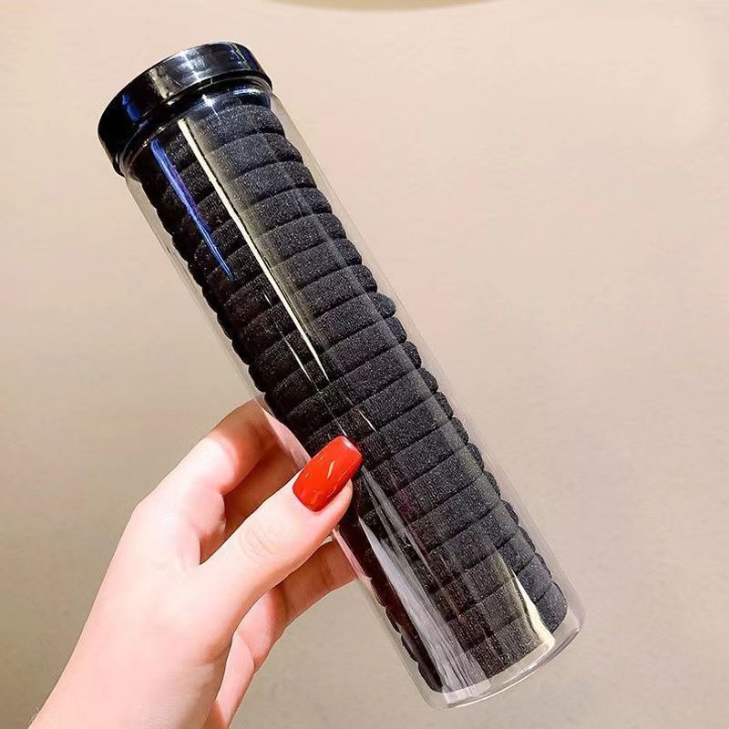 新款美拉德系皮筋少女扎发发绳高马尾不塌头绳秋冬高级感发饰头饰|undefined