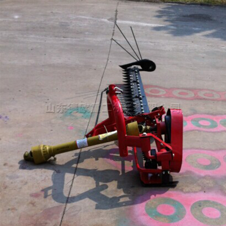 后置式四轮拖拉机型割草机 悬挂往复式牧草芦苇收割机 小型割草机