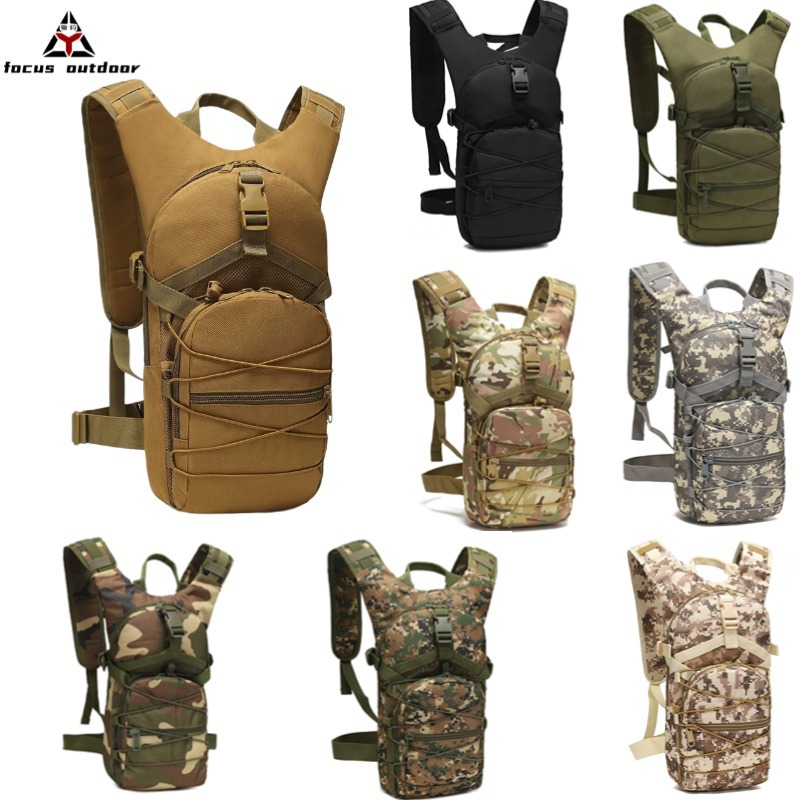 Cross-border Especial Táctico militar ventiladores camuflaje bolsa de agua multifuncional de gran capacidad multi-capa de equitación bolsa de agua mochila táctica bolsa