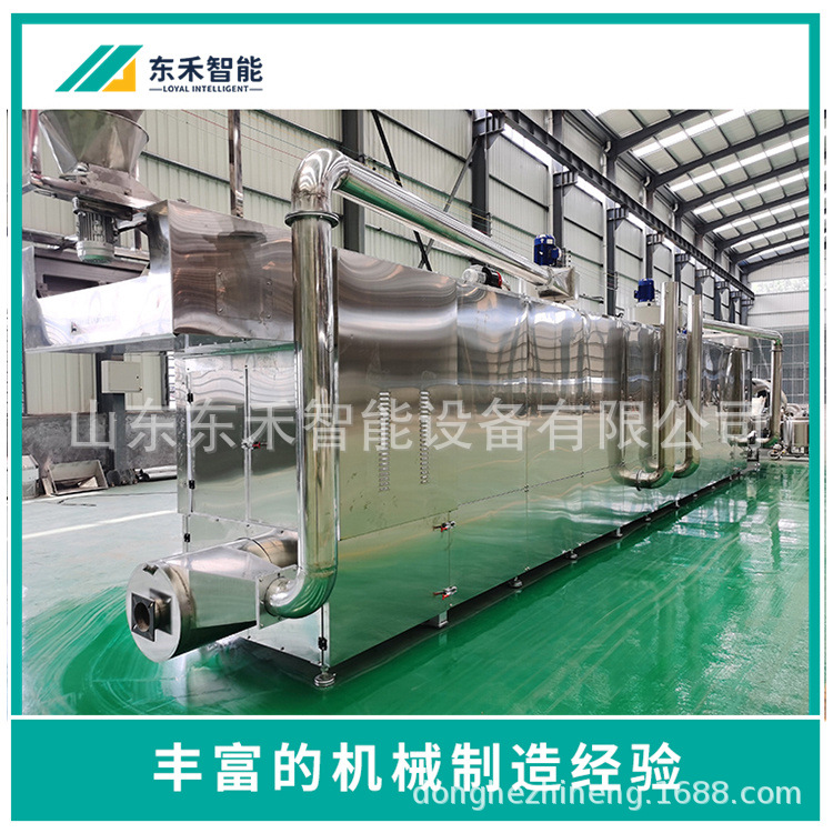 双螺杆漂浮饲料膨化机水产类饲料生产线 膨化鱼饲料设备