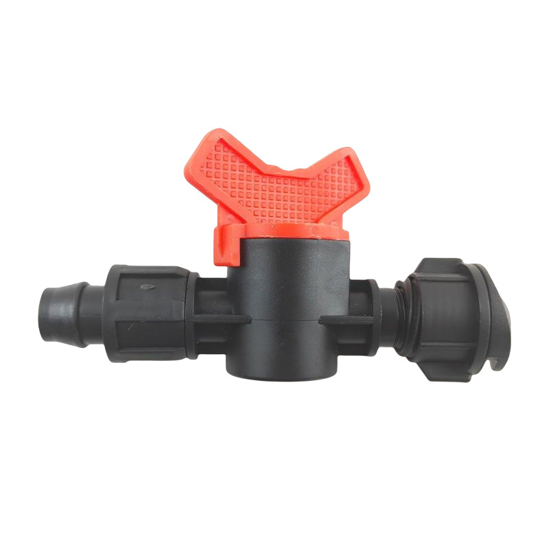 Suministro directo de fábrica accesorios de riego de ahorro de agua válvula de derivación de cinturón suave riego agrícola riego por goteo interruptor de bloqueo directo madre Lado de cinturón suave