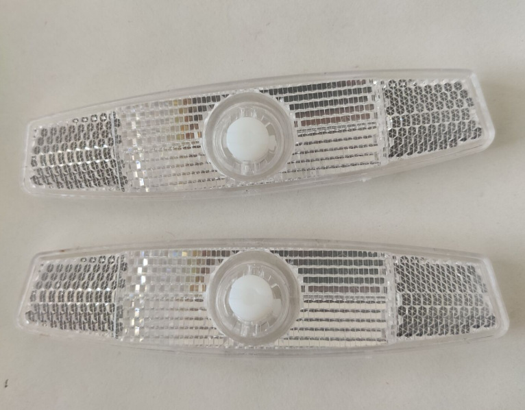 Bicicleta de Montaña habló reflector de luz bicicleta habló tira reflectante habló luz láser reflectante pieza de luz trasera