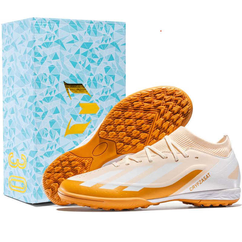 Botas de fútbol para niños de copa de talla grande transfronterizas para hombres y adolescentes estudiantes mujeres TF clavos rotos AG zapatos deportivos de entrenamiento de competencia de uñas largas