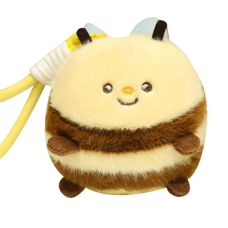 Cute abeja amarilla de pellizco de pellizco