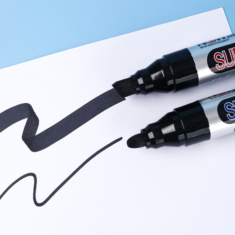 Marcado de cabeza grande, marcador grueso, tinta de gran capacidad, marcador a prueba de agua, a prueba de aceite, no se desvanece grueso MY