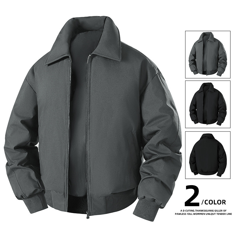 立领防风棉服男款冬季2025新款美式加厚保暖情侣面包服外套|undefined