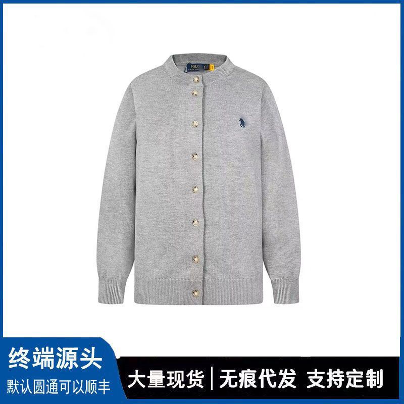 Rl Ralph Lauren Logo Correct Version Spring and Autumn Classic Knit Cardigan Jacket Loose Fit Cotton Jacket Men's Sweater Rl Ralph Lauren Logo Correct Version Spring and Autumn Classic Knit Cardigan Jacket Loose Fit Cotton Jacket Men's Sweater