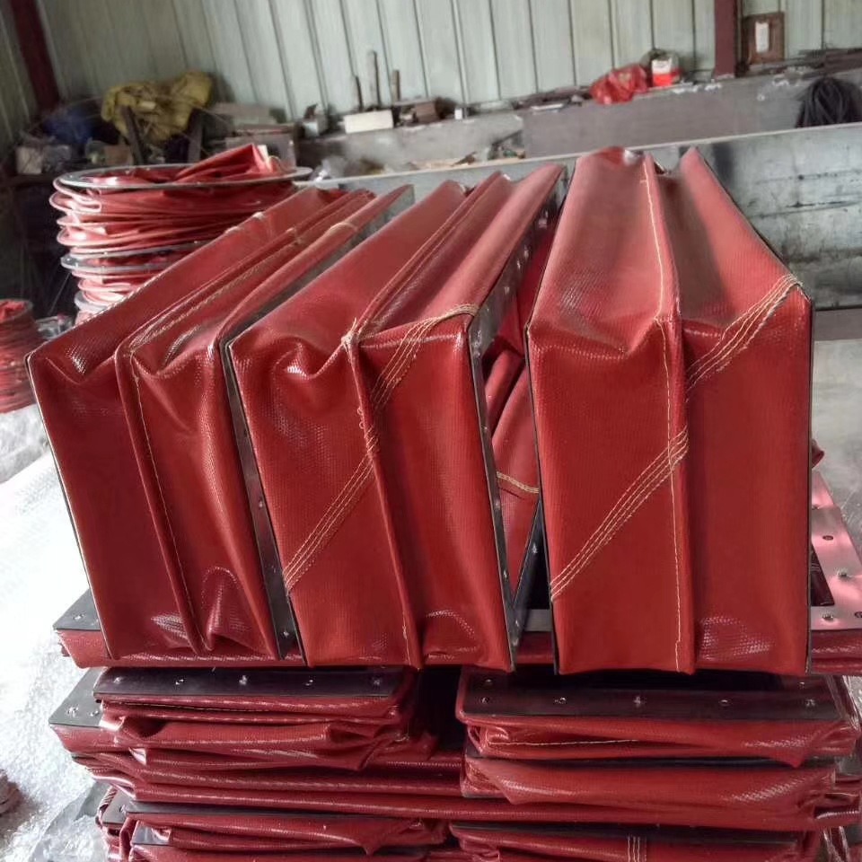 供应帆布输送软连接-耐 磨 防  10*10优 质编织白色帆布软连接