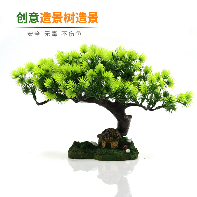 Aquarium sand tray landscape tree fish tank landscape decoration artificial plastic tree-shaped simulation water plants simulation welcome pine Aquarium sand tray landscape tree fish tank landscape decoration artificial plastic tree-shaped simulation water plants simulation welcome pine