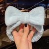 Coral headband, hair accessory for face washing with bow, Korean style, wholesale