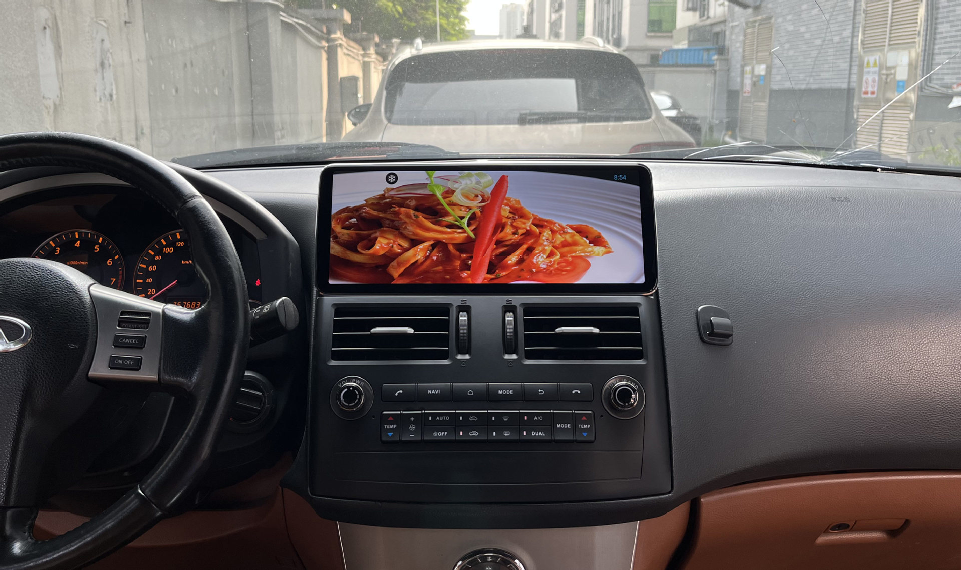 Suitable for Infiniti FX35/FX45 2007-2008 models: LCD instrument cluster, central control, smart in-car navigation screen, and car entertainment system