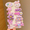 Demi-season children's cute hairgrip, hairpins, hair accessory, bangs, no hair damage