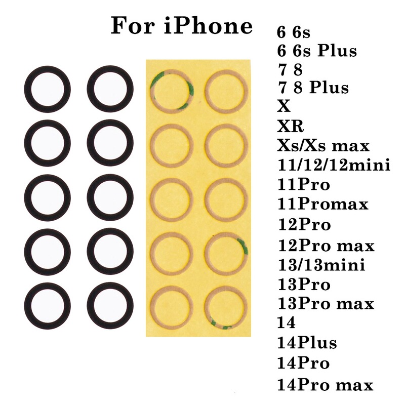 Suitable for Apple lens glass iPhone rear camera glass mirror full series mirror glass