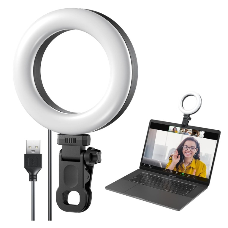Luz de relleno para teléfonos móviles y tabletas, luz para transmisión en vivo de video, flash para fotografía con cámara, luz de bolsillo a todo color, luz potente