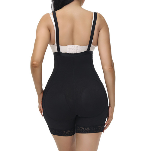 Cross-border new one-piece body-shaping garment, high-waisted breasted, powerful belly-controlling corset, butt-lifting pants, body-shaping corset